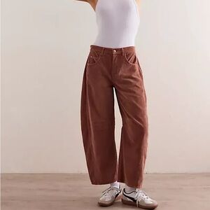 Free People, Good Luck Barrel Jeans, Cords, 25